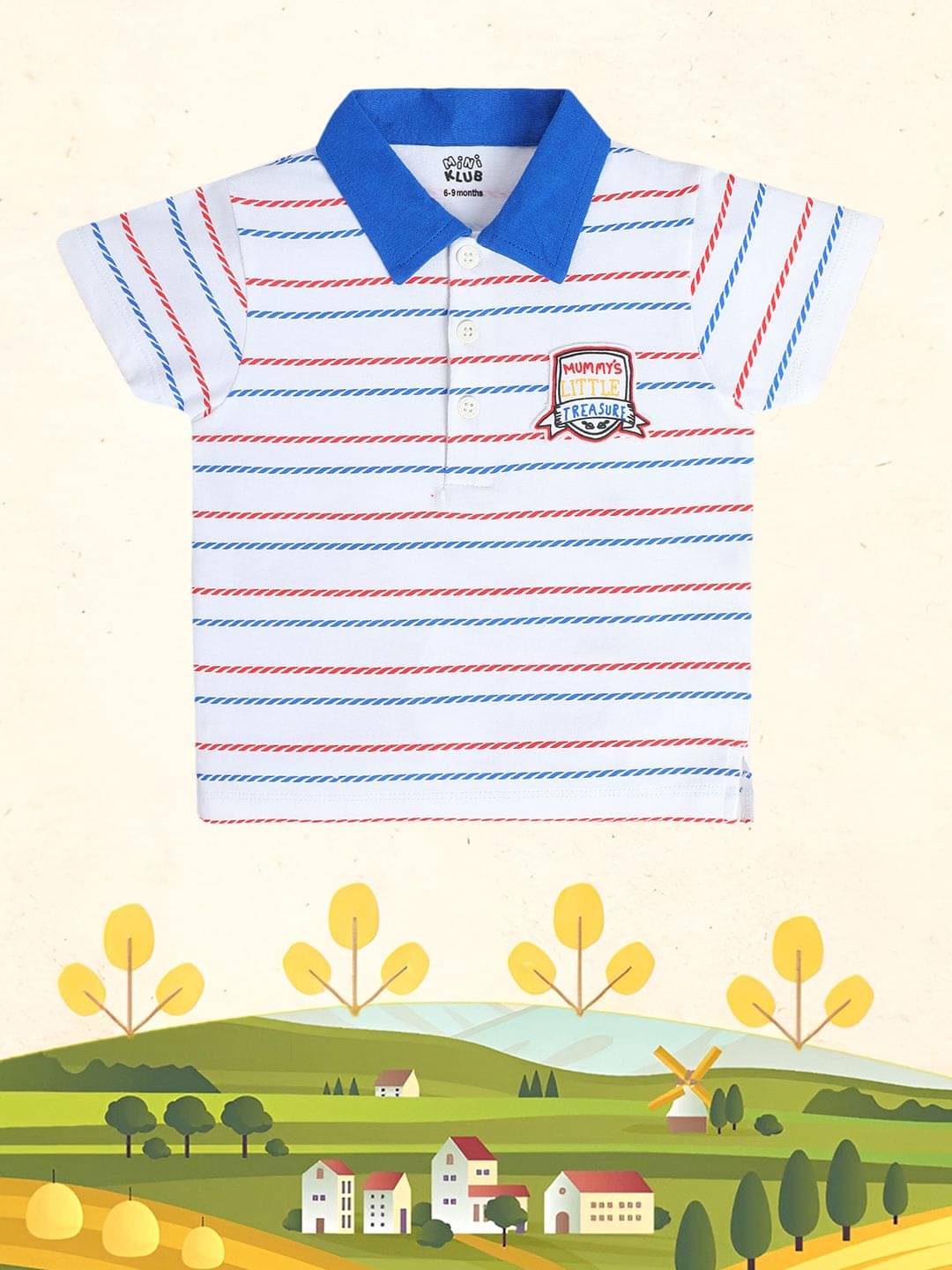     			MINI KLUB White Baby Boy Polo T-Shirt ( Pack of 1 )