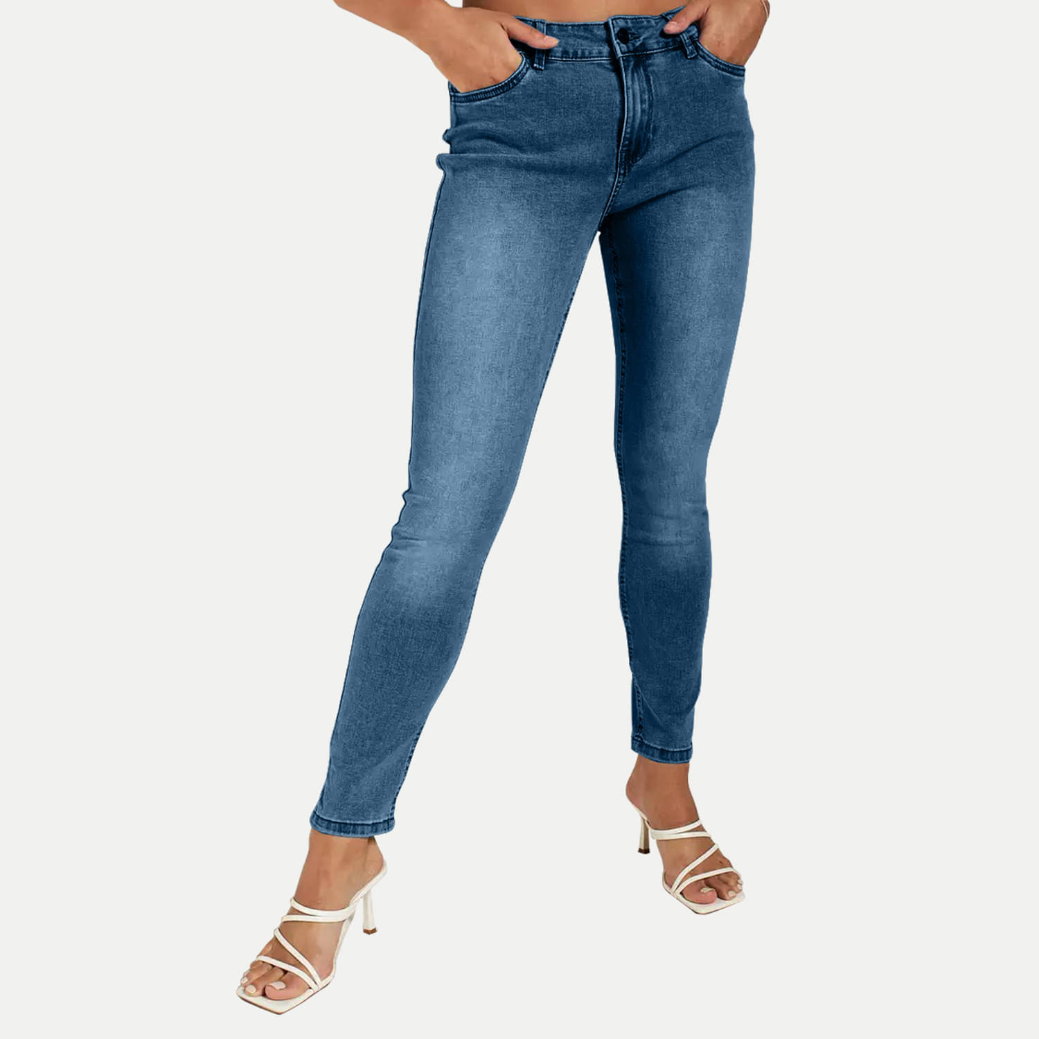     			Radprix - Navy Blue Denim Regular Fit Women's Jeans ( Pack of 1 )