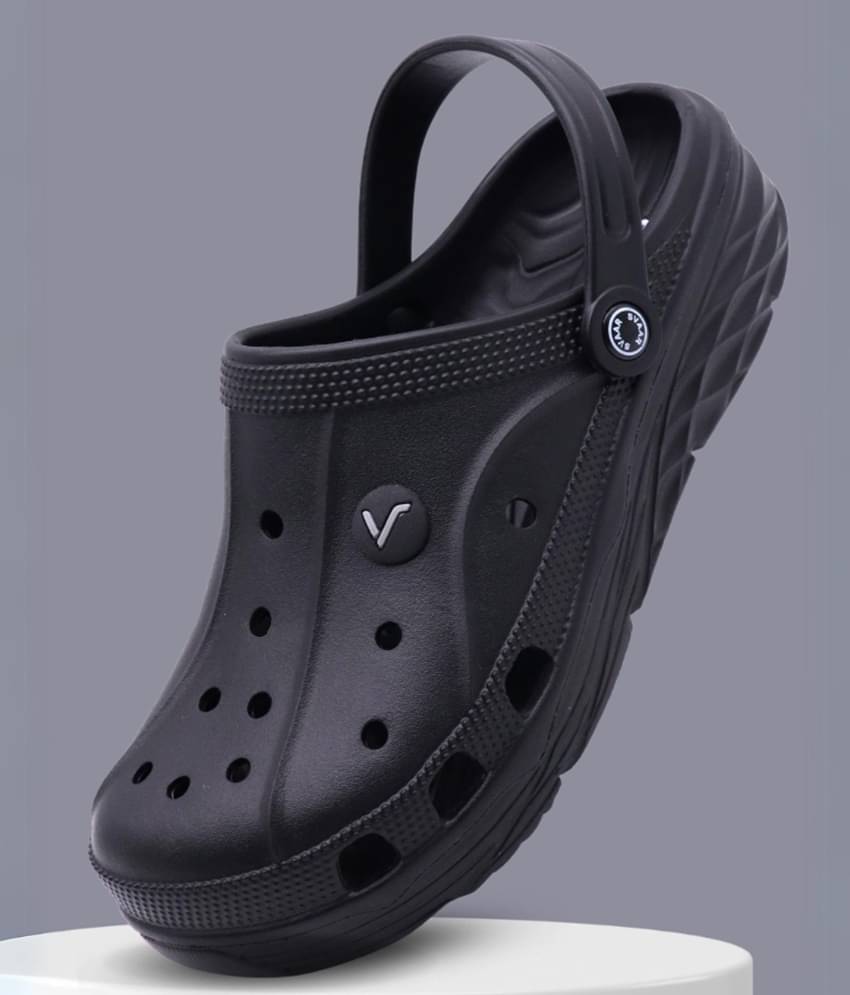     			Svaar - Black Men's Clogs