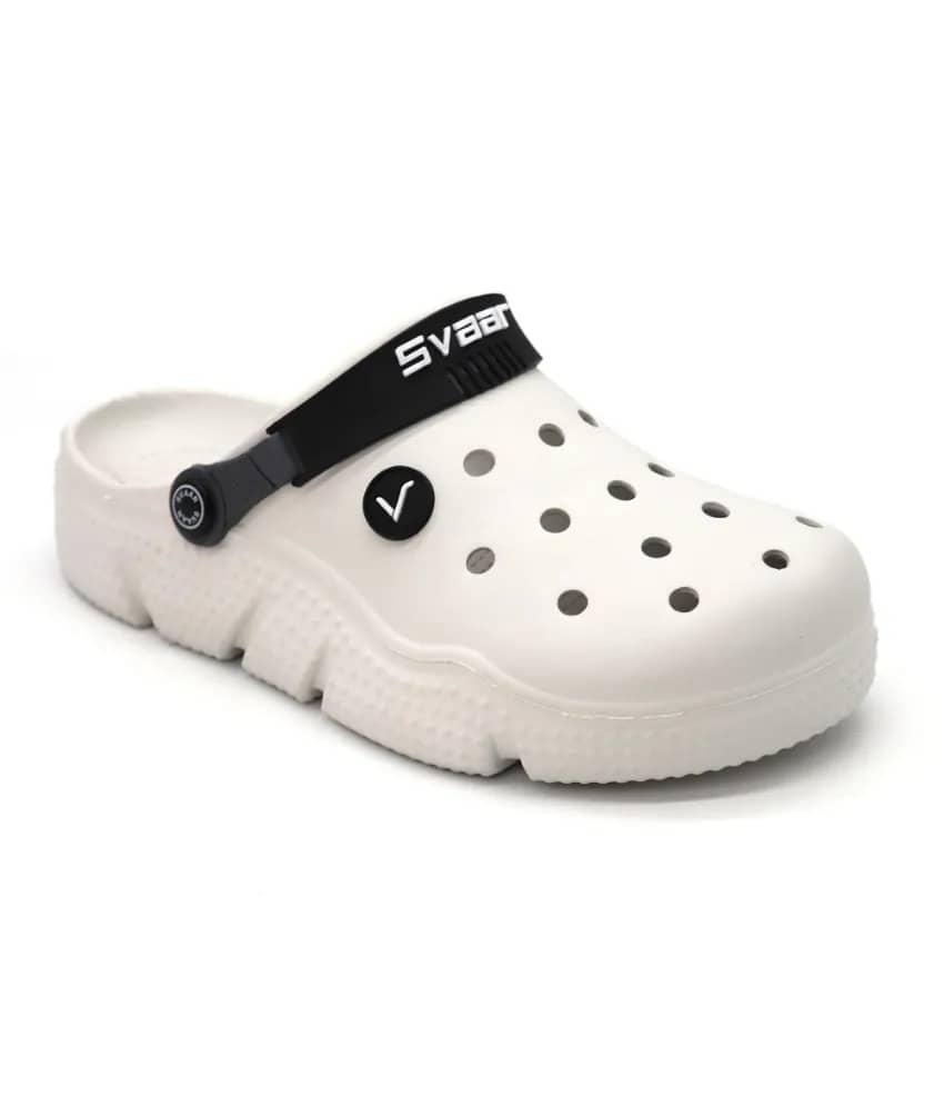 Svaar - Off White Men's Clogs