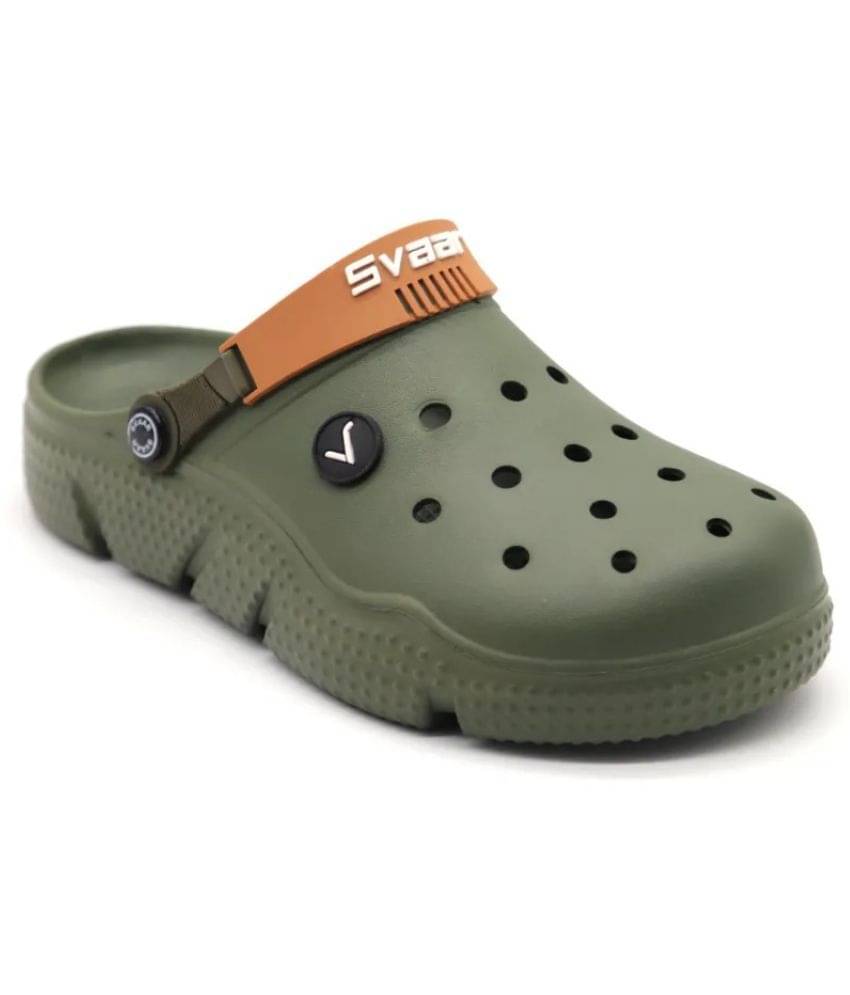 Svaar - Olive Men's Clogs Svaar - Olive Men's Clogs