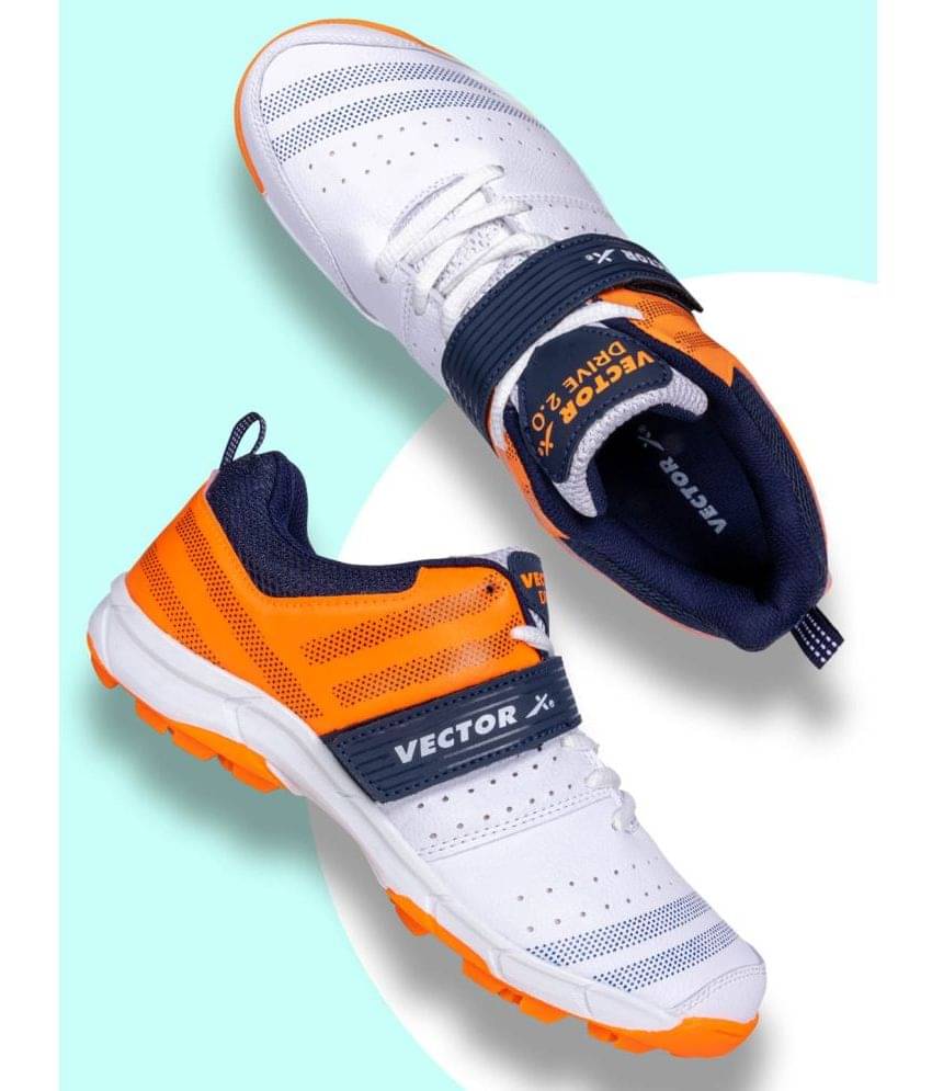 Vector X Drive 2.0 Ornage Multi Color Cricket Shoes Vector X Drive 2.0 Ornage Multi Color Cricket Shoes