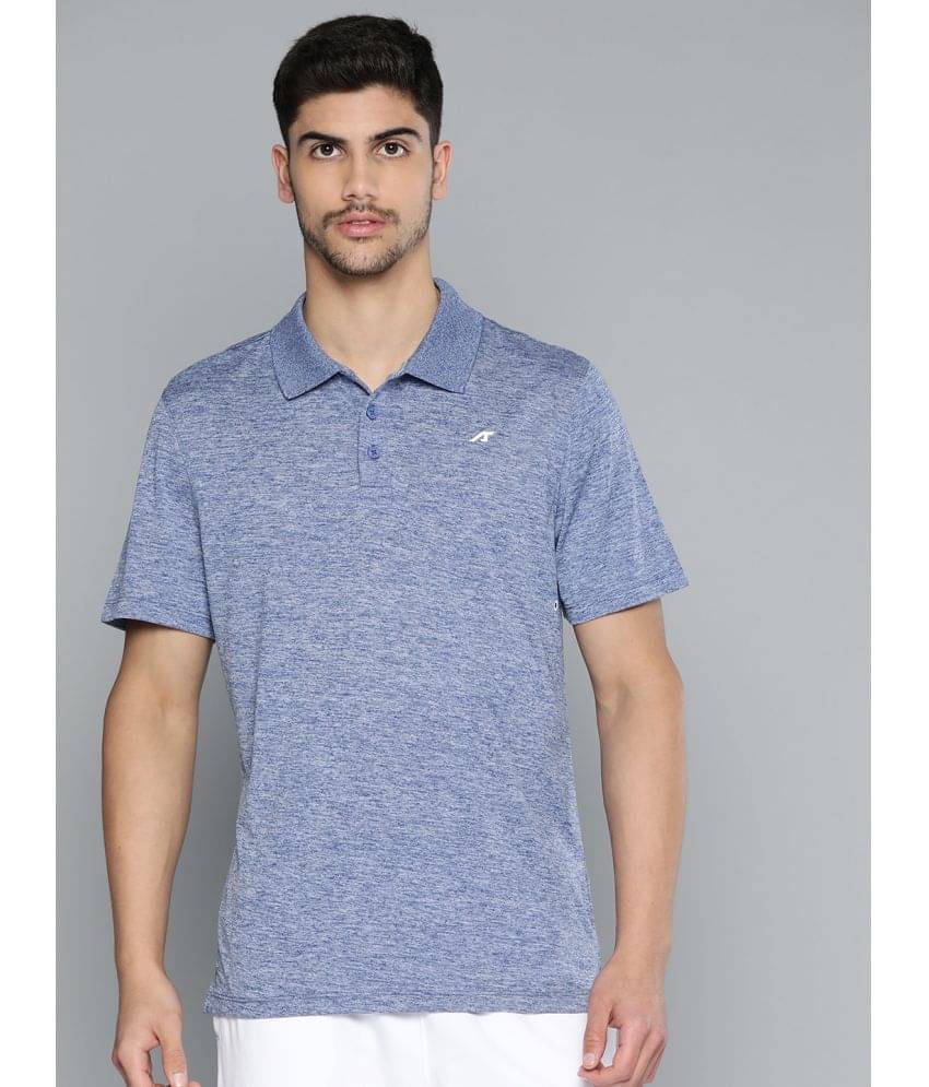 Alcis Blue Polyester Slim Fit Men's Sports T-Shirt ( Pack of 1 ) Alcis Blue Polyester Slim Fit Men's Sports T-Shirt ( Pack of 1 )
