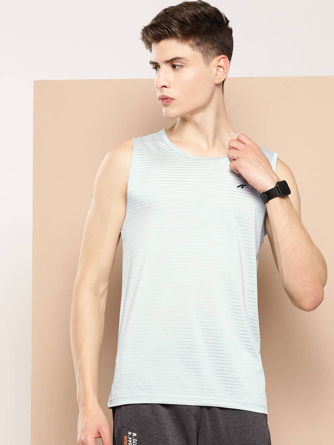     			Alcis Blue Polyester Slim Fit Men's Sports T-Shirt ( Pack of 1 )
