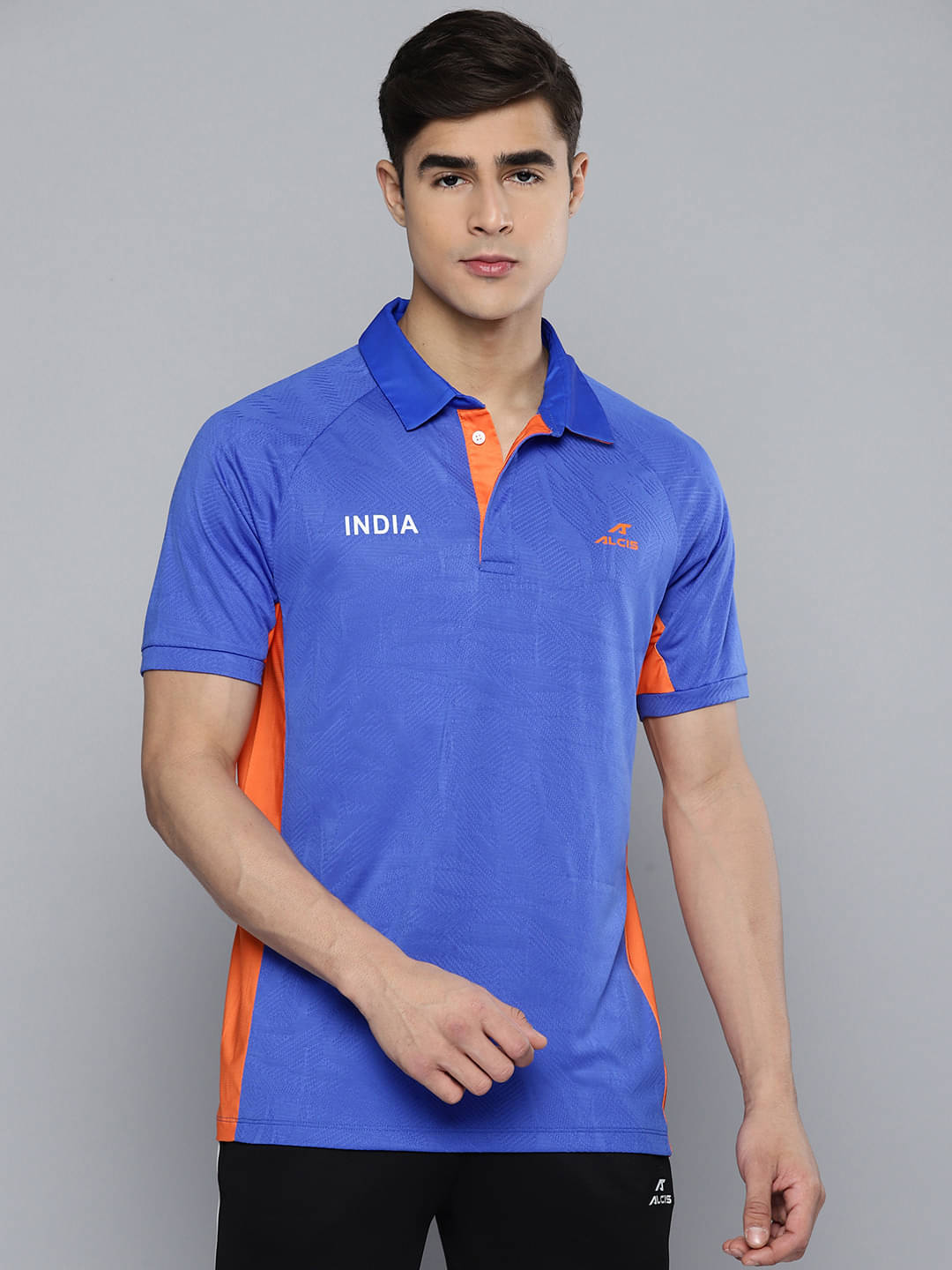     			Alcis Blue Polyester Slim Fit Men's Sports T-Shirt ( Pack of 1 )