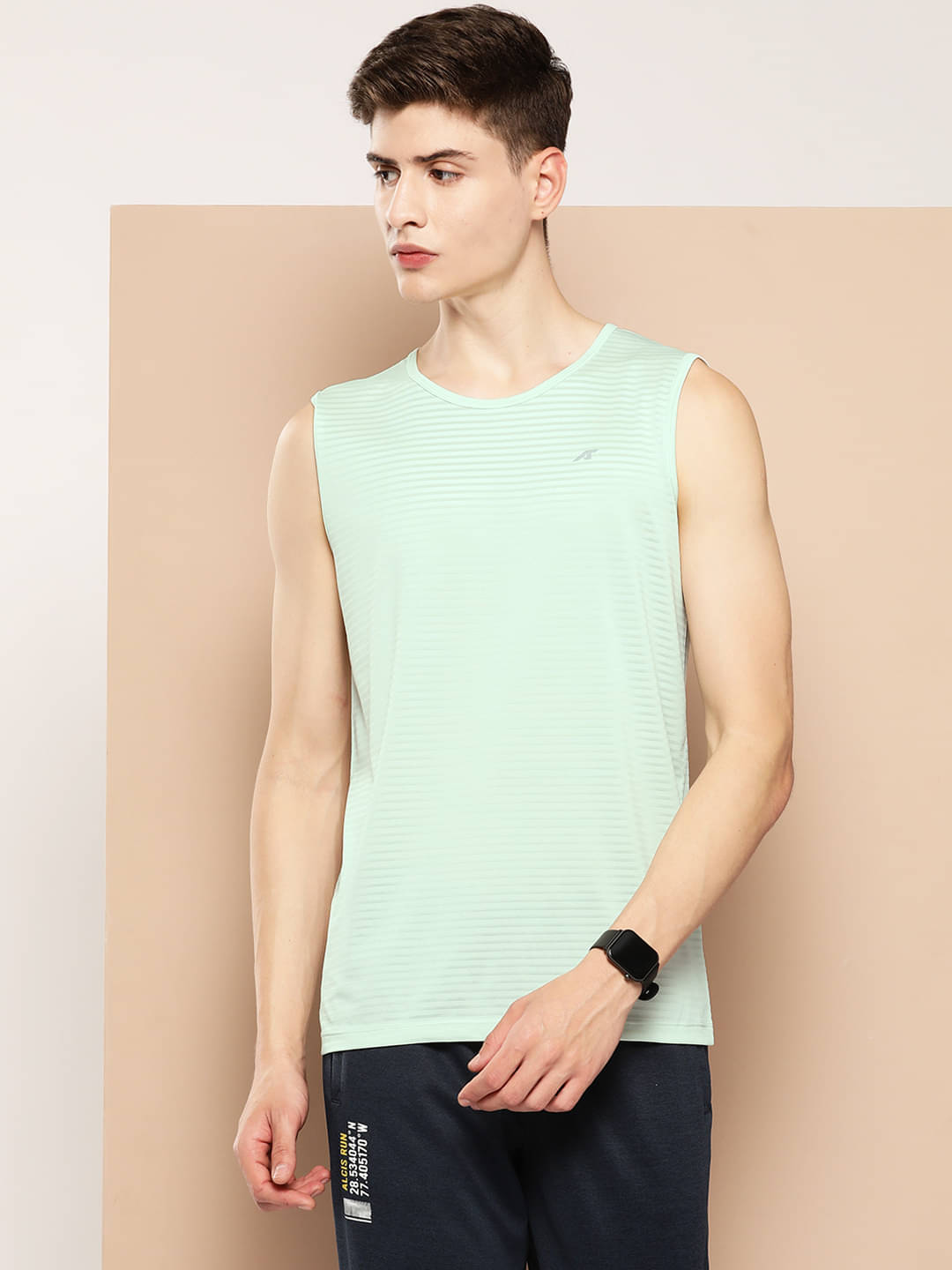 Alcis Green Polyester Slim Fit Men's Sports T-Shirt ( Pack of 1 ) Alcis Green Polyester Slim Fit Men's Sports T-Shirt ( Pack of 1 )