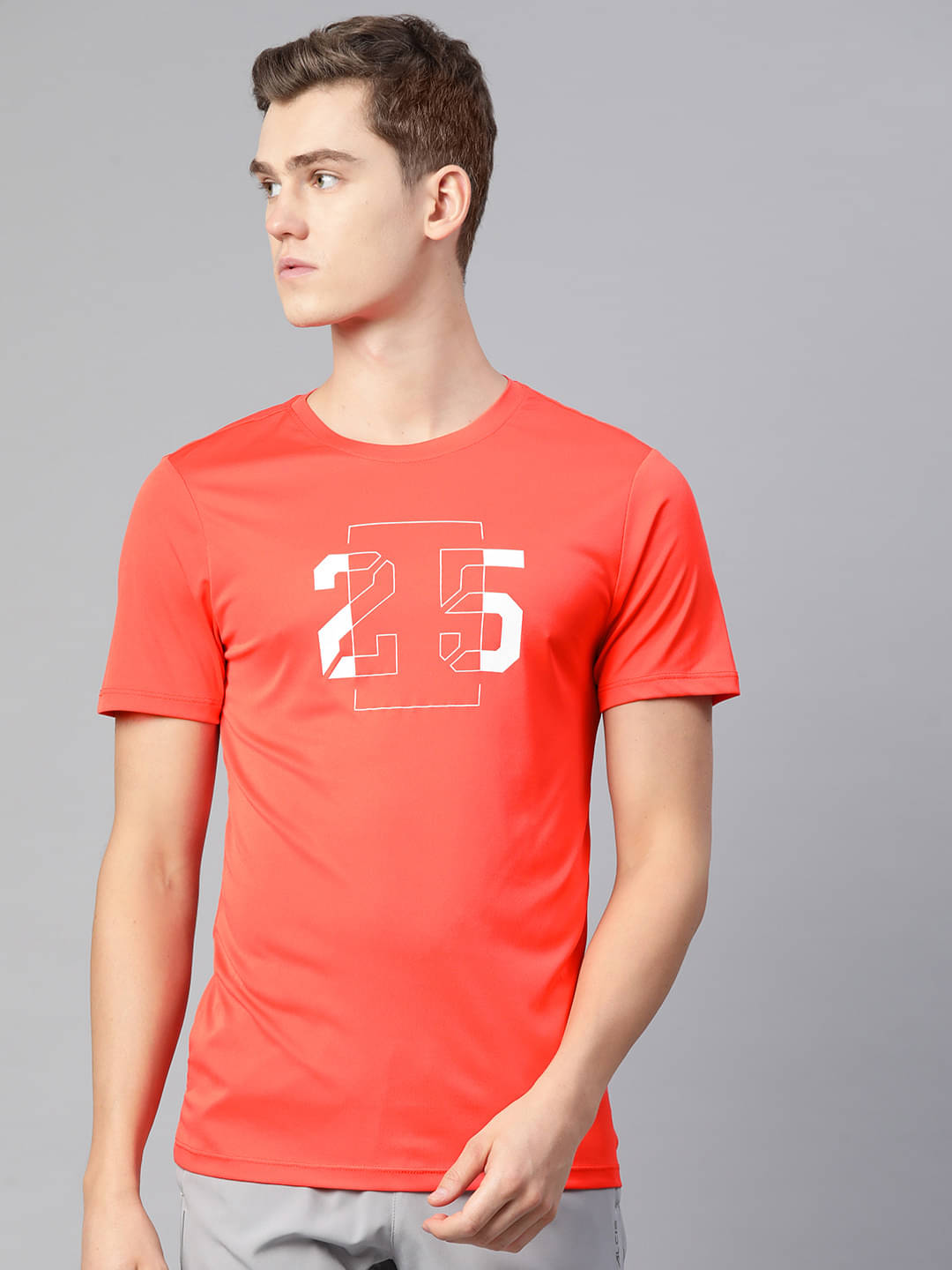     			Alcis Orange Polyester Slim Fit Men's Sports T-Shirt ( Pack of 1 )