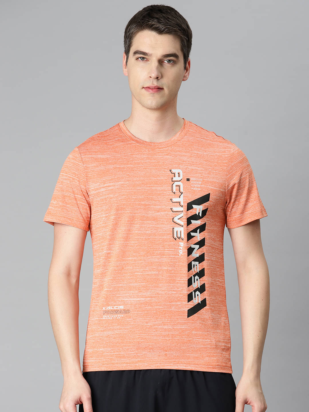     			Alcis Orange Polyester Slim Fit Men's Sports T-Shirt ( Pack of 1 )