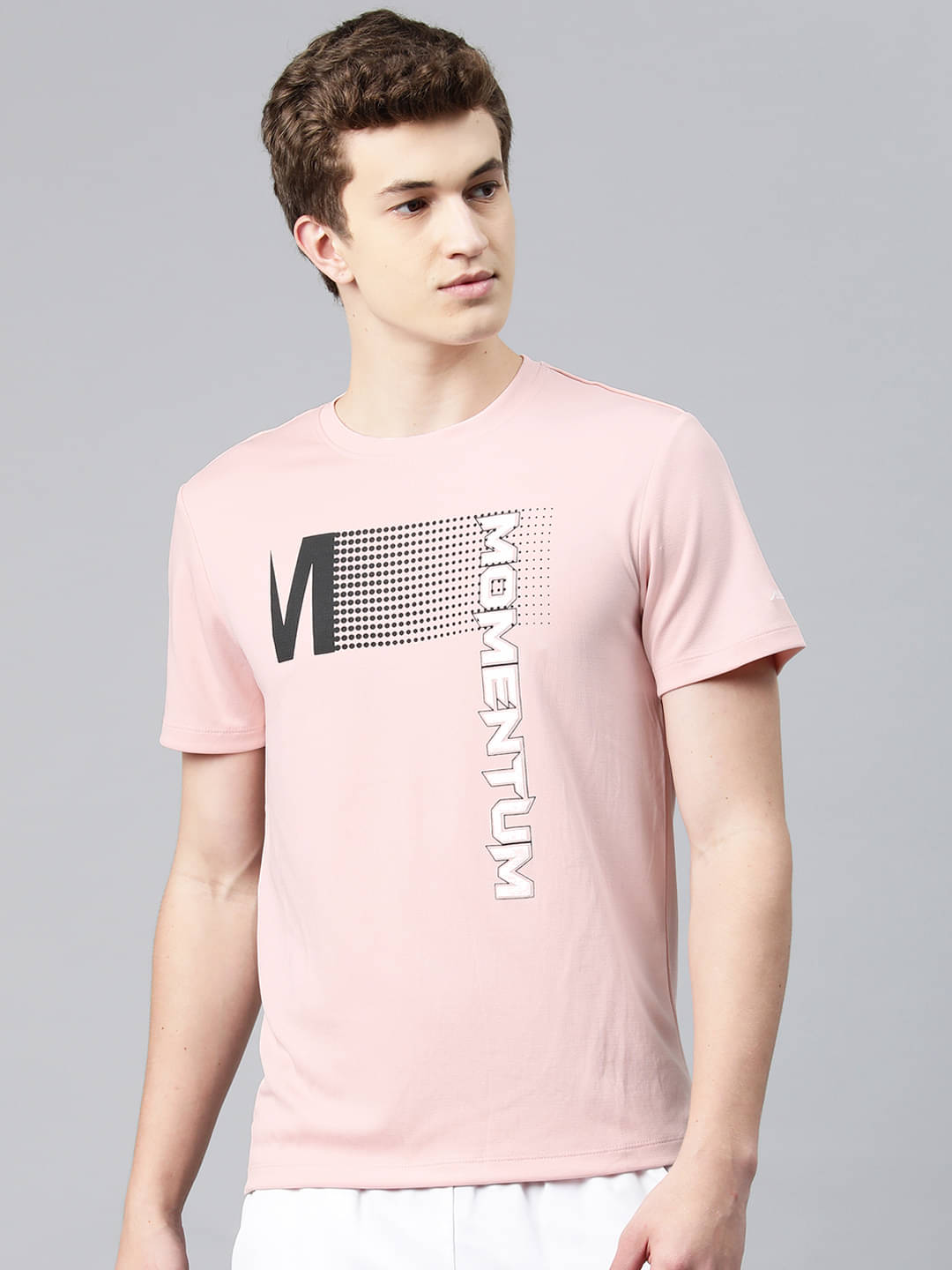 Alcis Pink Polyester Slim Fit Men's Sports T-Shirt ( Pack of 1 ) Alcis Pink Polyester Slim Fit Men's Sports T-Shirt ( Pack of 1 )