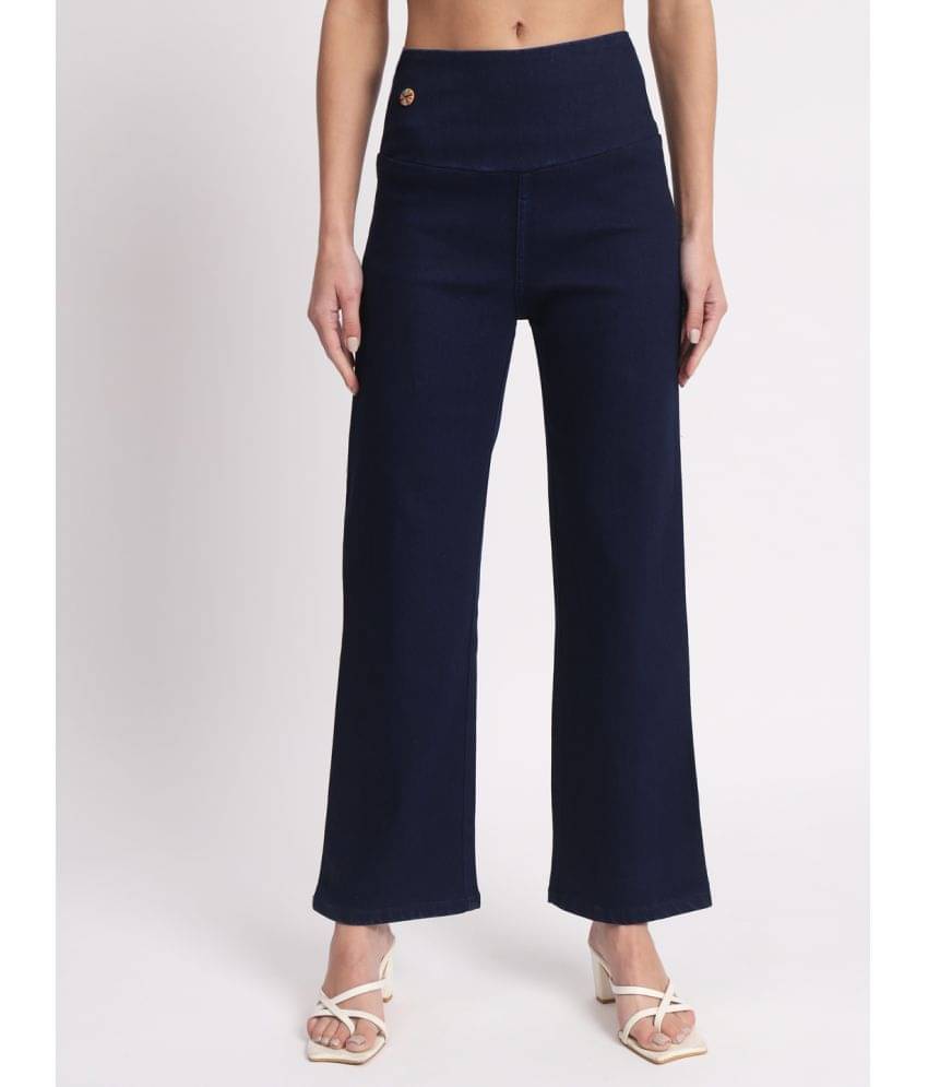     			AngelFab - Denim Regular Fit Blue Women's Jeggings ( Pack of 1 )