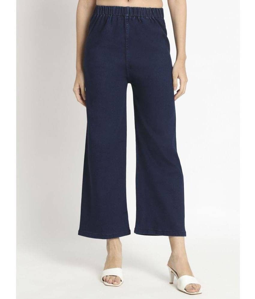     			AngelFab - Denim Regular Fit Blue Women's Jeggings ( Pack of 1 )