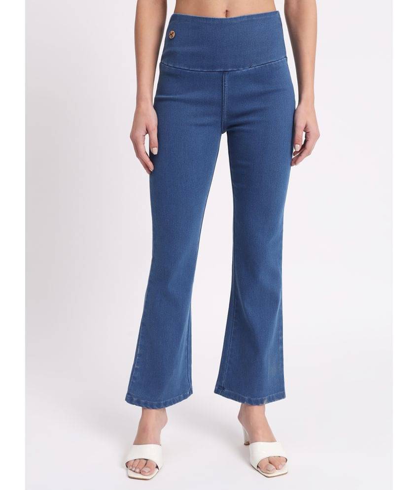     			AngelFab - Denim Regular Fit Blue Women's Jeggings ( Pack of 1 )
