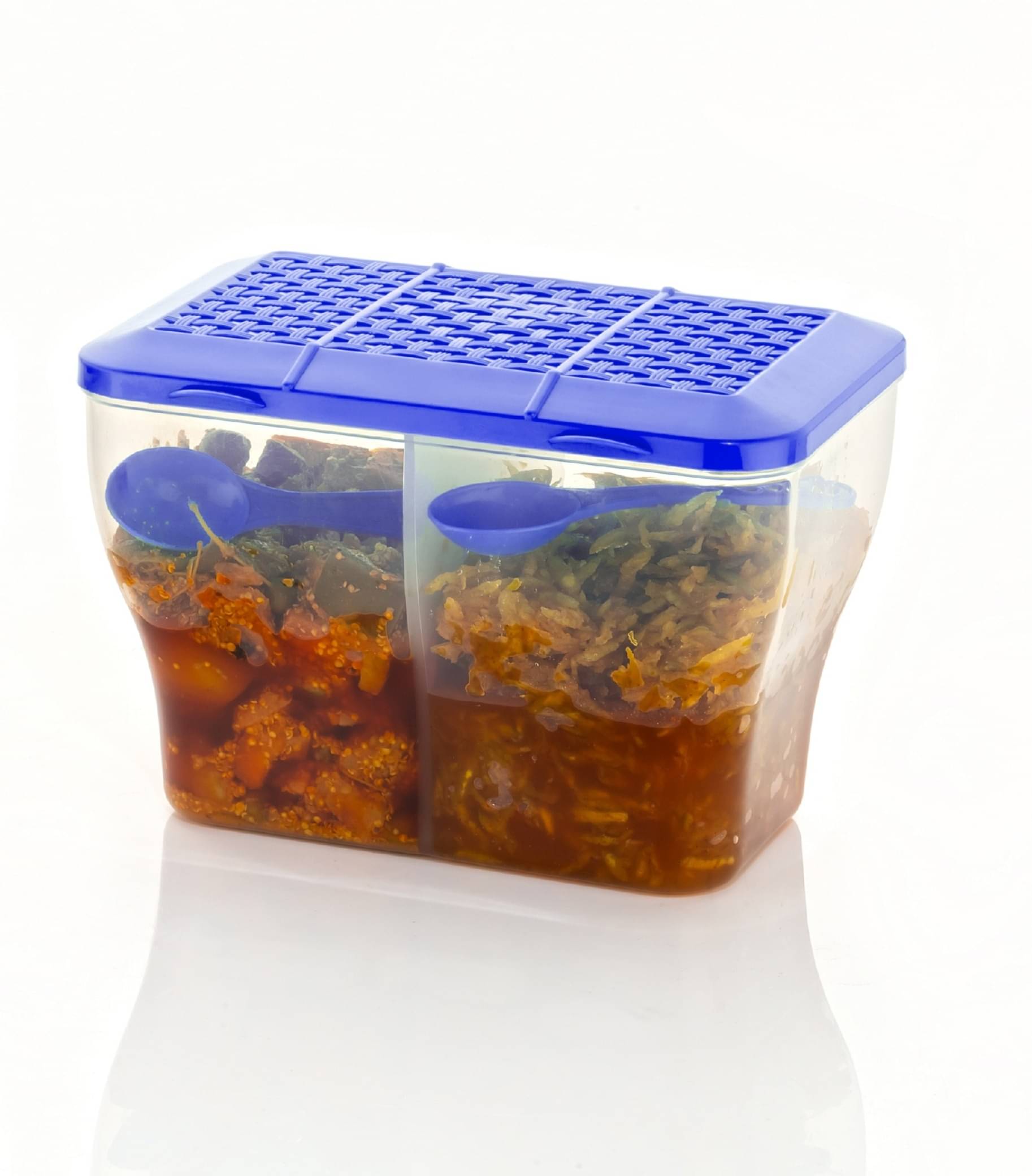     			FIT4CHEF Pickle Jar PET Blue Multi-Purpose Container ( Set of 1 )