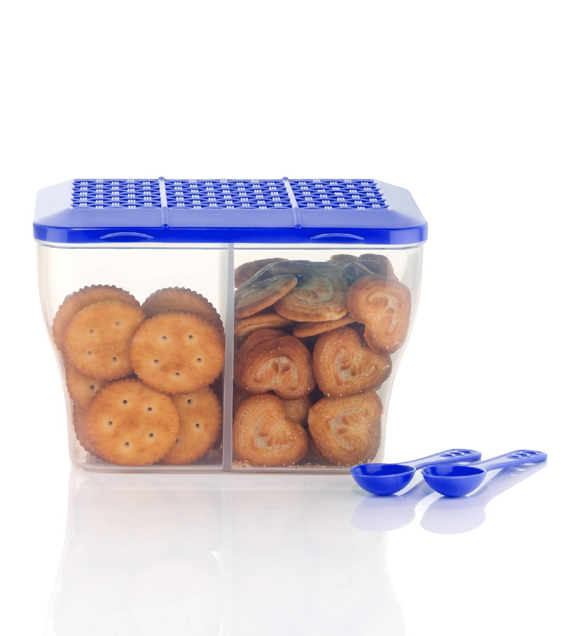     			FIT4CHEF Dal/Grocery/Cookie PET Blue Multi-Purpose Container ( Set of 1 )