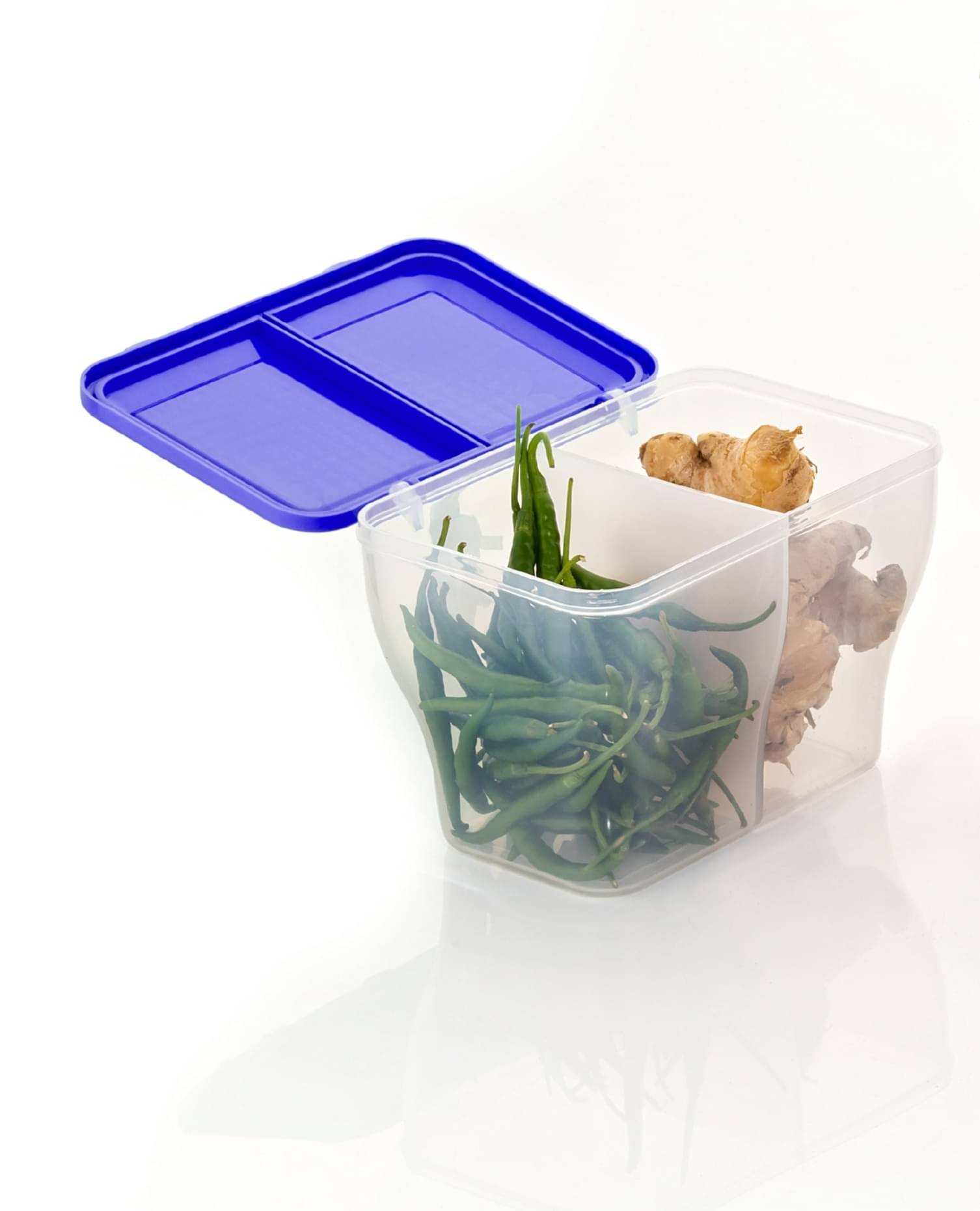     			FIT4CHEF Fridge Container PET Blue Multi-Purpose Container ( Set of 1 )