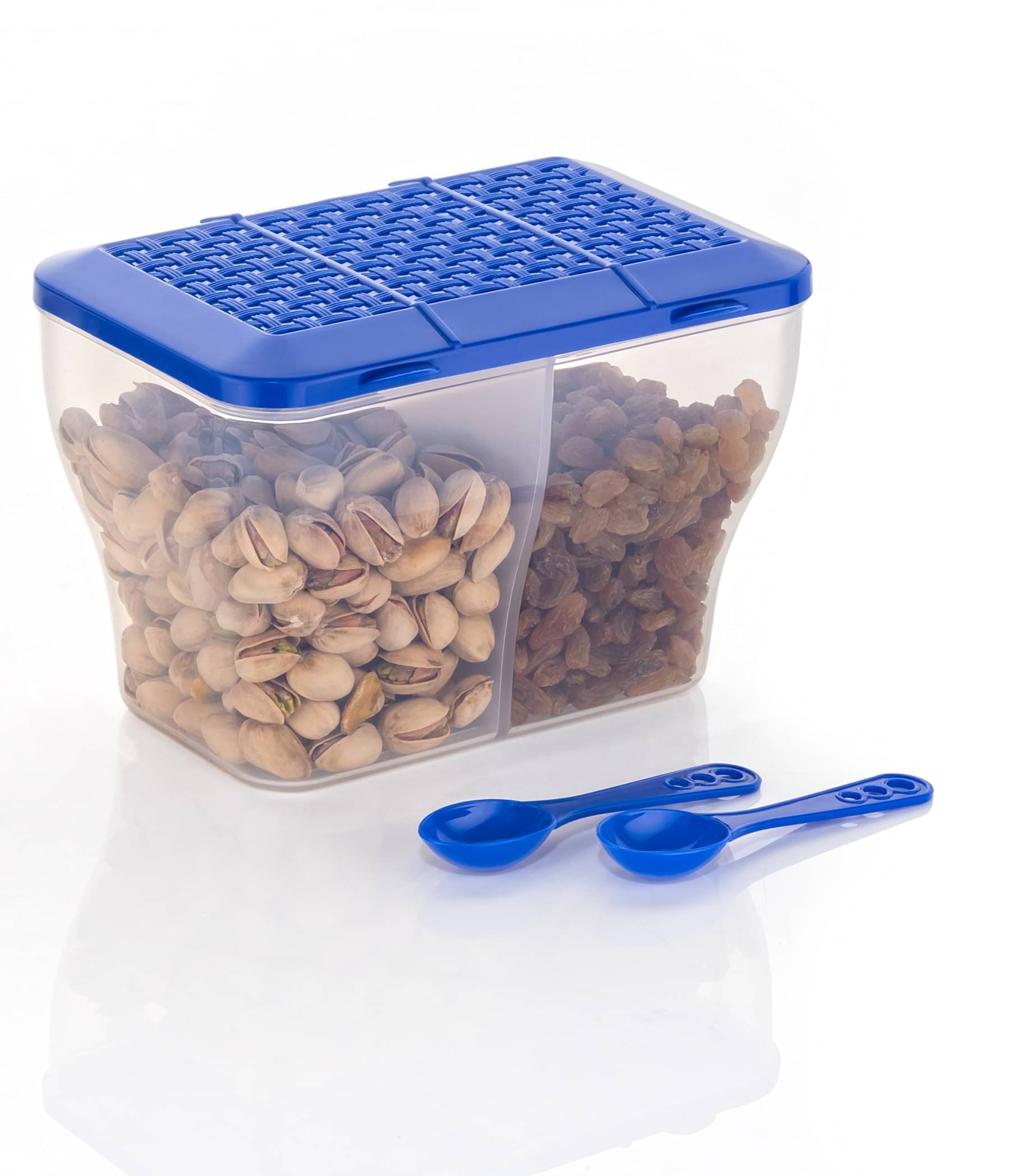     			FIT4CHEF Dry Fruit Container PET Blue Multi-Purpose Container ( Set of 1 )