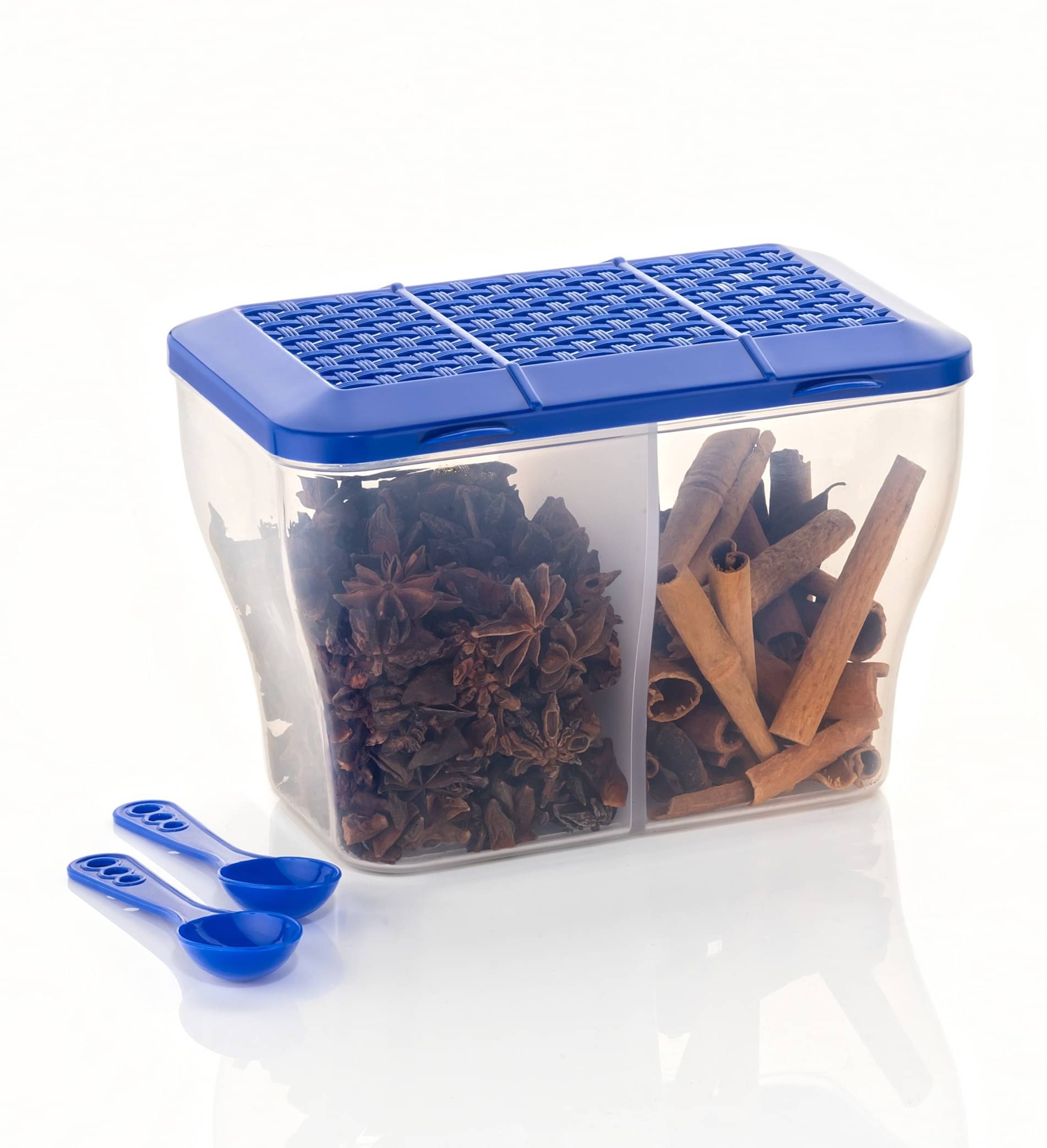     			FIT4CHEF Spice Container Set PET Blue Multi-Purpose Container ( Set of 1 )