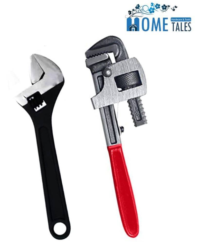     			Pipe Wrench Set of 2 Pc