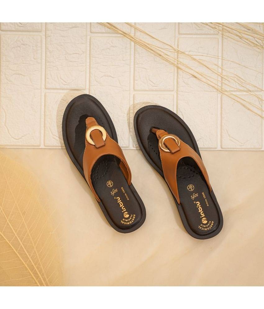 Inblu Tan Women's Slipper Inblu Tan Women's Slipper