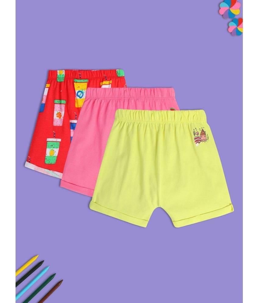    			MINI KLUB Multi NEW BORN AND BABY GIRLS SHORTS Pack of 3