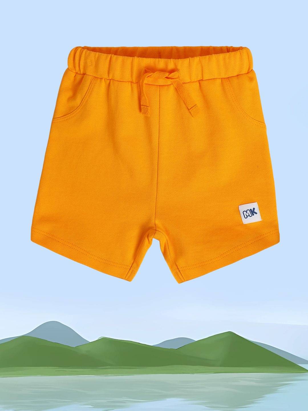     			MINI KLUB Yellow BABY BOYS SHORTS Pack of 1