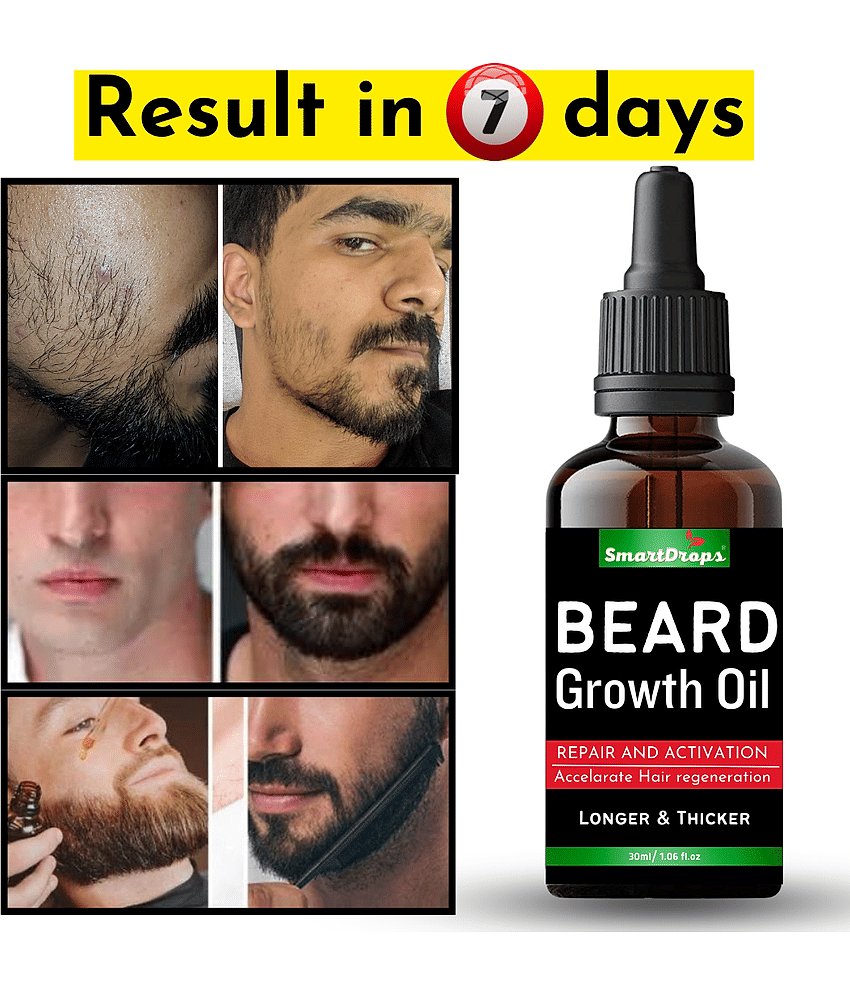 Smartdrops Jojoba Oil For a Shiny Beard Beard Oil 30 ml - Beard Care and Tools | Buy online on ZillyBuy