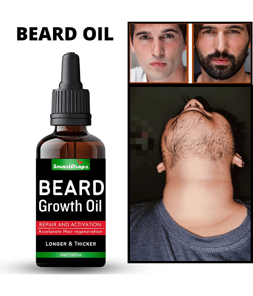Smartdrops Jojoba Oil For a Shiny Beard Beard Oil 30 ml - Beard Care and Tools | Buy online on ZillyBuy