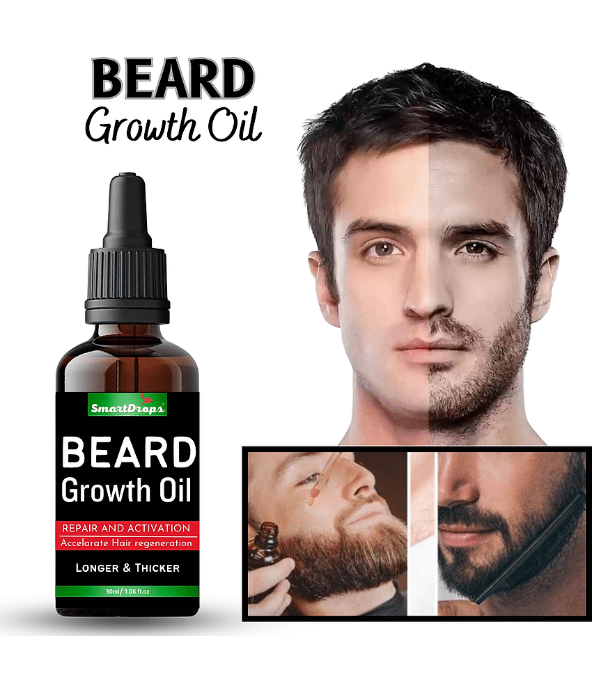 Smartdrops Jojoba Oil For a Shiny Beard Beard Oil 30 ml - Beard Care and Tools | Buy online on ZillyBuy