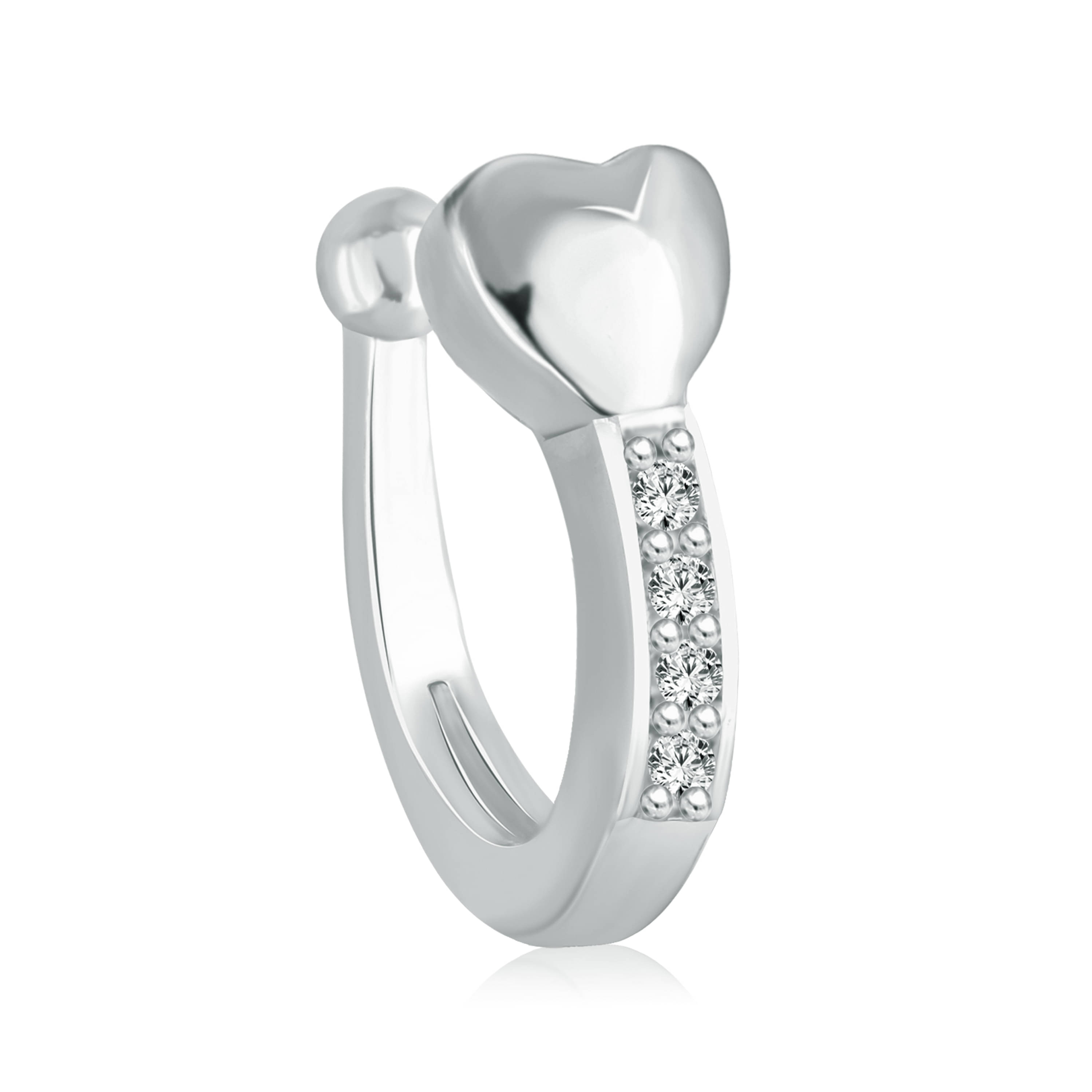 VIVASTRI Cubic Zirconia Gold-plated Plated Alloy Nathiya VIVASTRI Cubic Zirconia Gold-plated Plated Alloy Nathiya