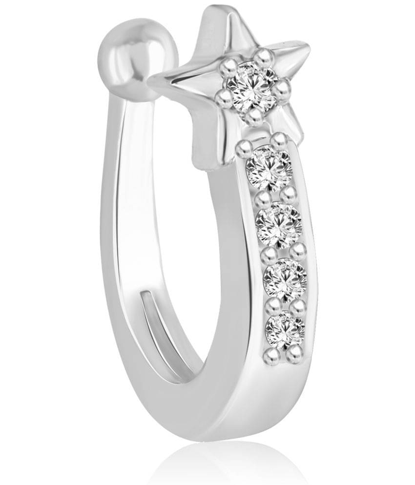 VIVASTRI Cubic Zirconia Gold-plated Plated Alloy Nathiya VIVASTRI Cubic Zirconia Gold-plated Plated Alloy Nathiya
