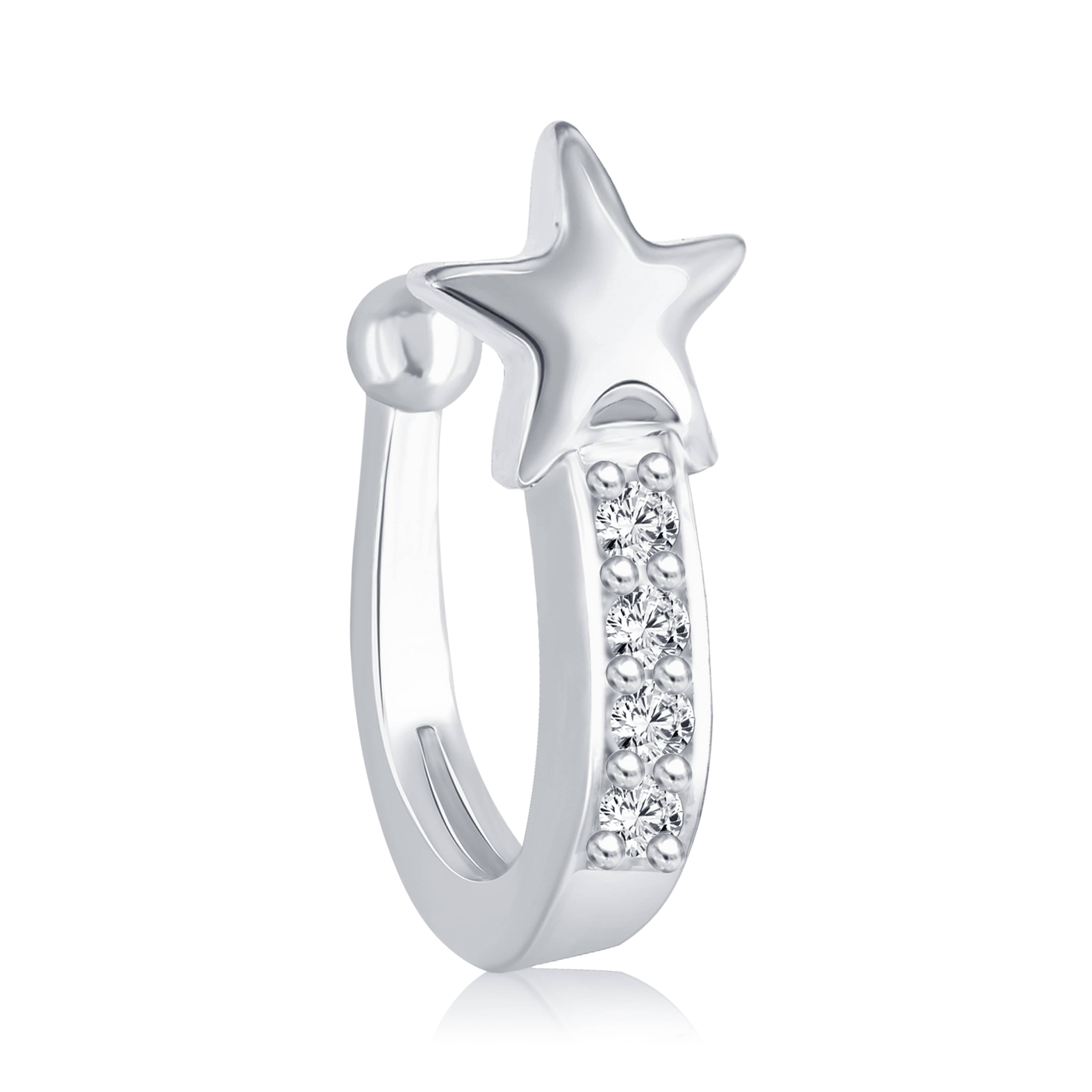     			VIVASTRI Cubic Zirconia Gold-plated Plated Alloy Nathiya