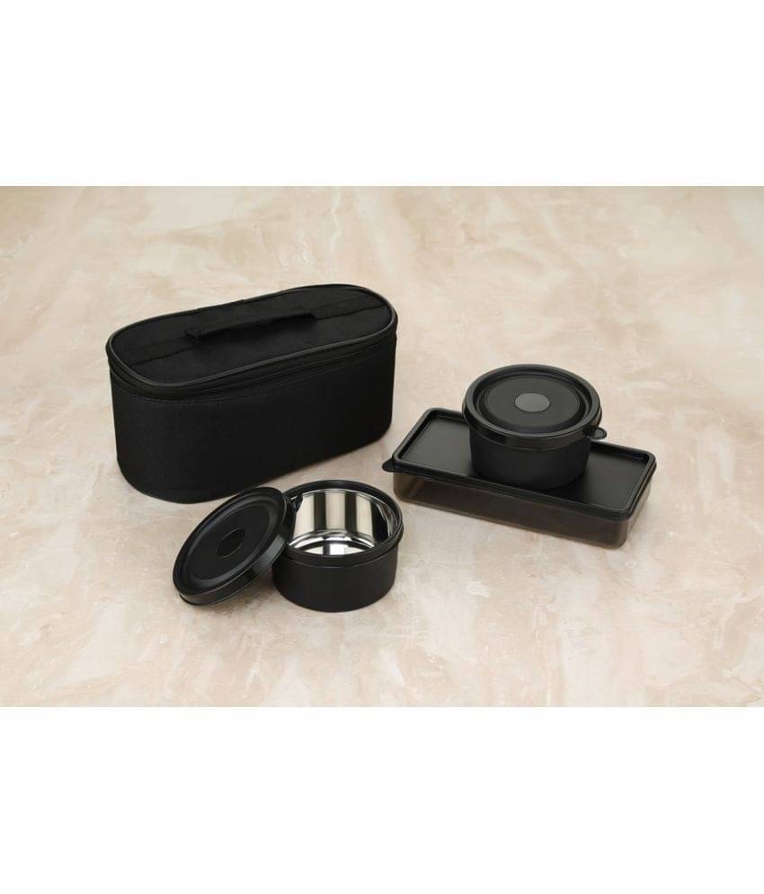     			Analog Kitchenware Kids/College/Adult/Office Plastic Lunch Box 3 - Container ( Pack of 1 )