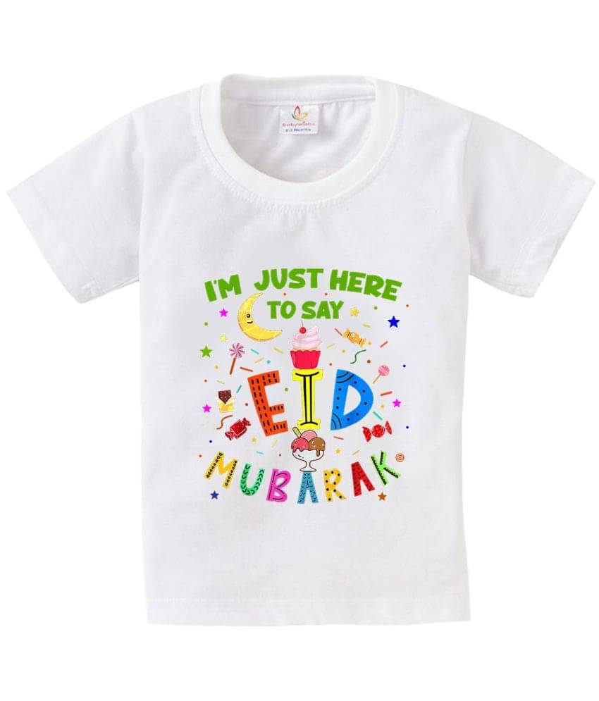     			babywish Pack of 1 Boys Cotton T-Shirt ( White )