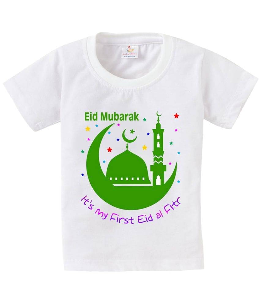     			babywish Pack of 1 Boys Cotton T-Shirt ( White )