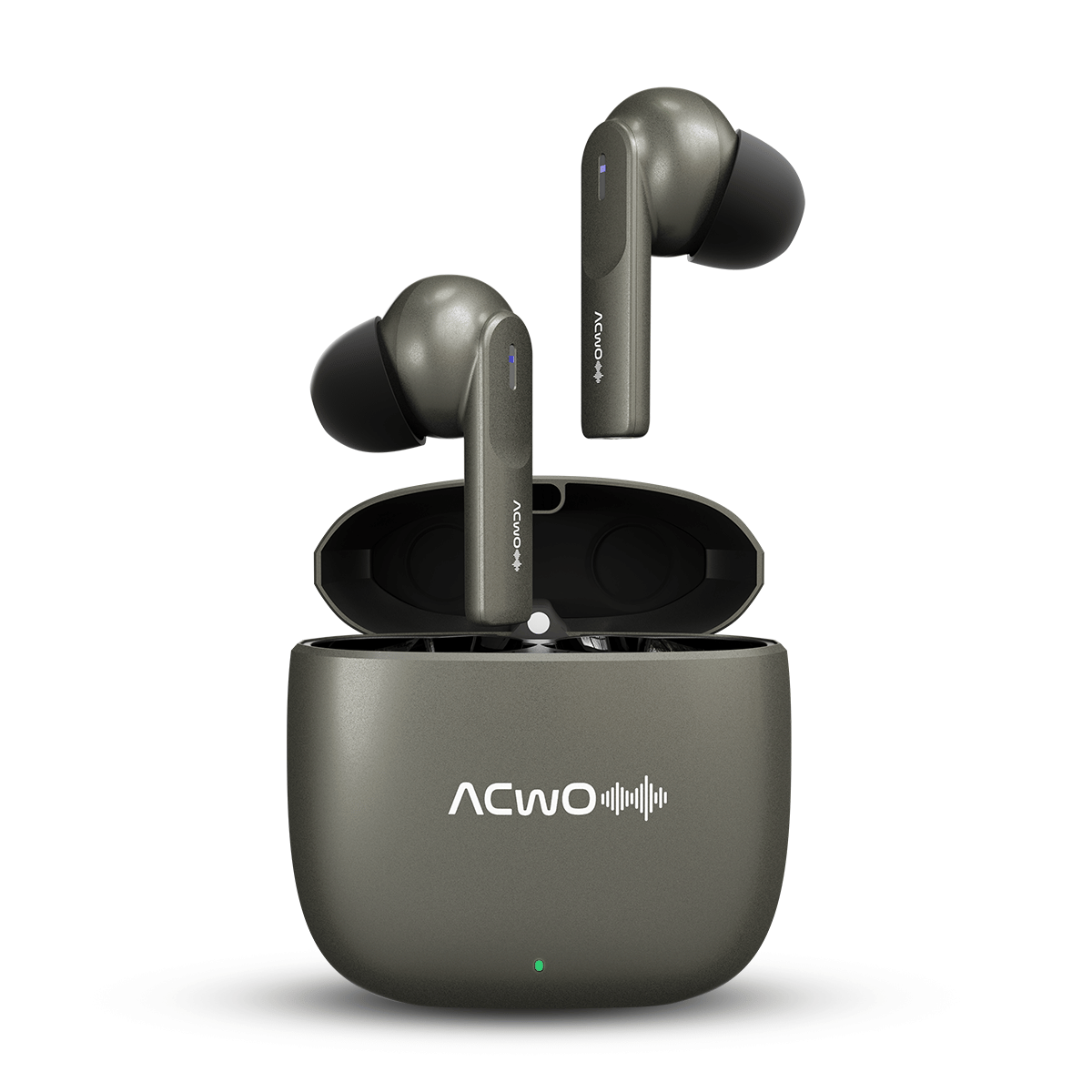     			ACwO DwOTS 414 In Ear TWS With Metallic Case, 52Hrs Playtime, 4 Mics AI-ENC Technology, Bass+Theatre Mode, 13mm Drivers (Metallic Black)