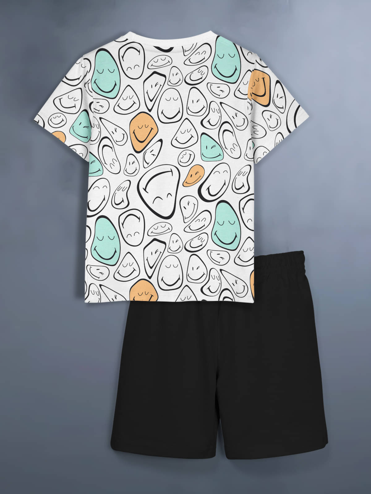     			HELLCAT Pack of 1 Baby Boys Cotton Blend T-Shirt & Shorts ( Mint Green )