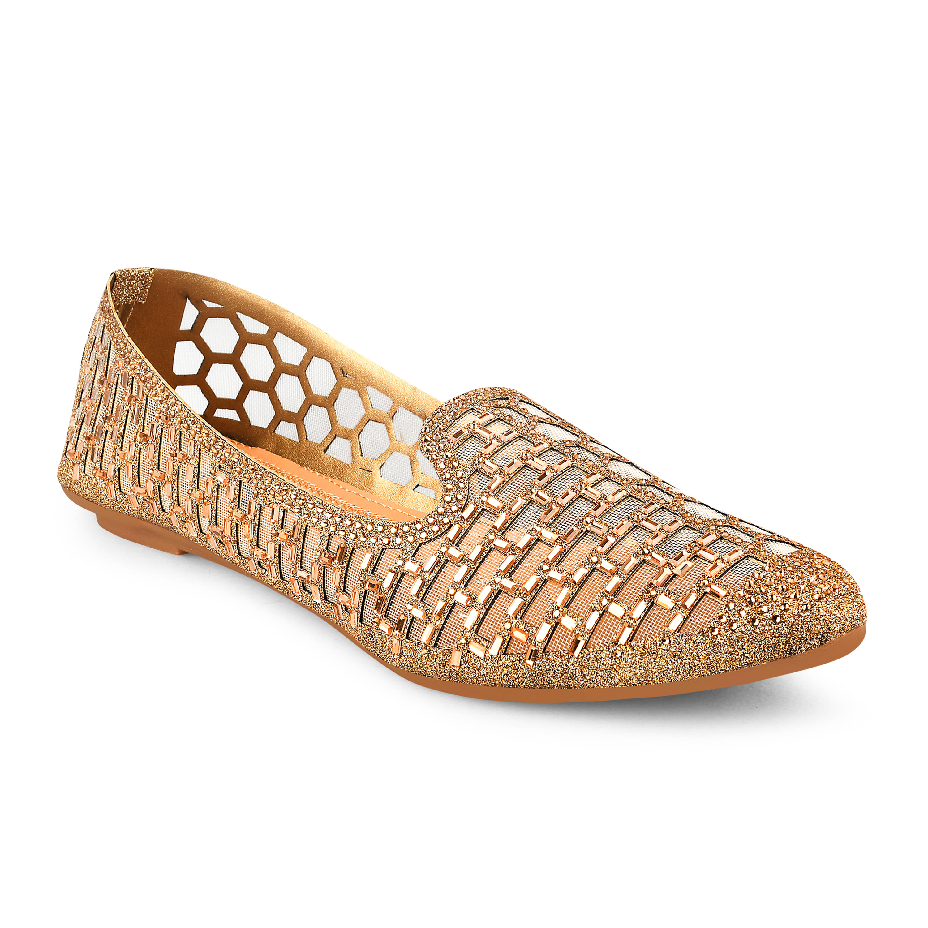     			JM Looks Tan Women's Casual Ballerinas