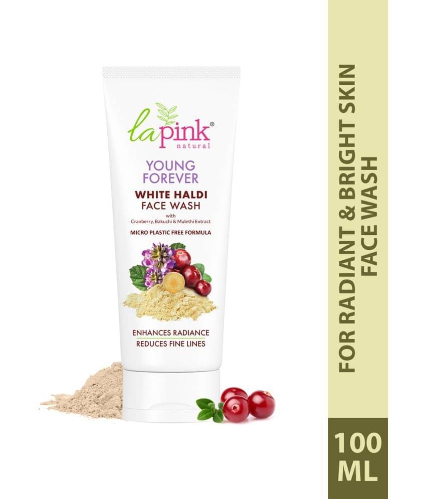 La Pink Young Forever Face Wash, For Radiant & Spot Less Skin 100% Microplastic Free Formula, 100ml La Pink Young Forever Face Wash, For Radiant & Spot Less Skin 100% Microplastic Free Formula, 100ml