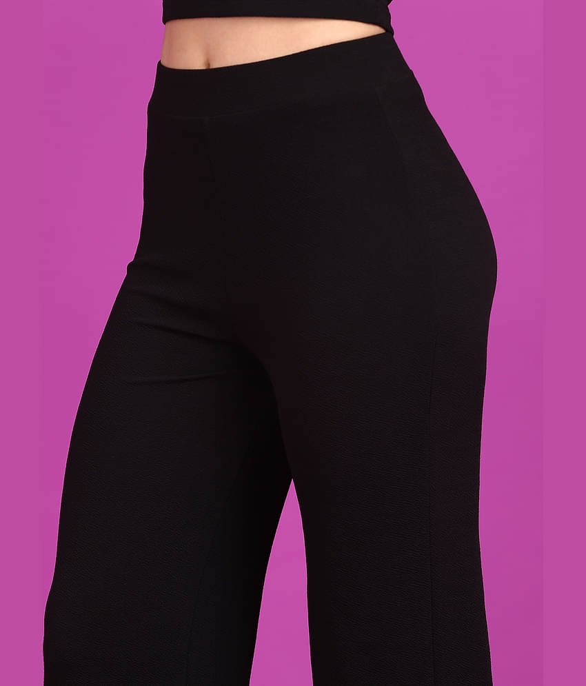 POPWINGS Women Solid Coat With Trousers Co-Ord Set ( Green )