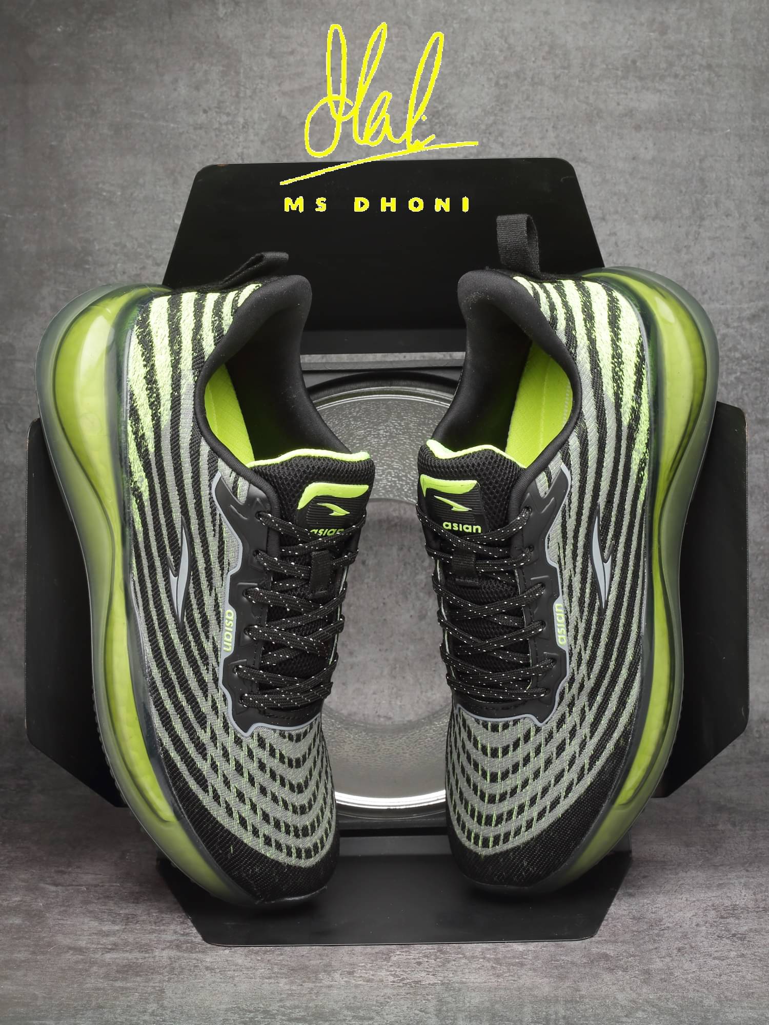     			ASIAN AIRWEAVE-01 Black Men's Sports Running Shoes