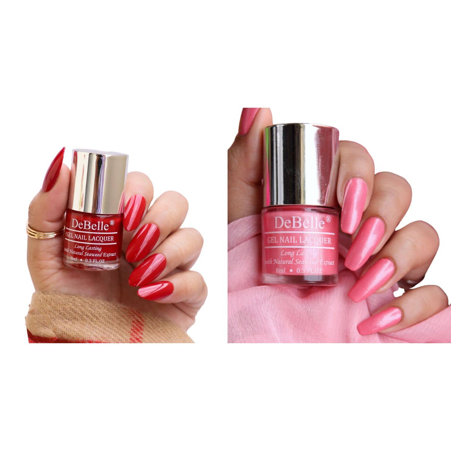 DeBelle Multi Glossy Nail Polish 16 ( Pack of 2 )
