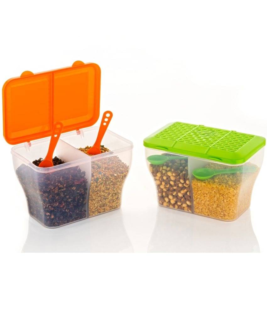     			FIT4CHEF Fruit/Food/Vegetable PET Multicolor Multi-Purpose Container ( Set of 2 )