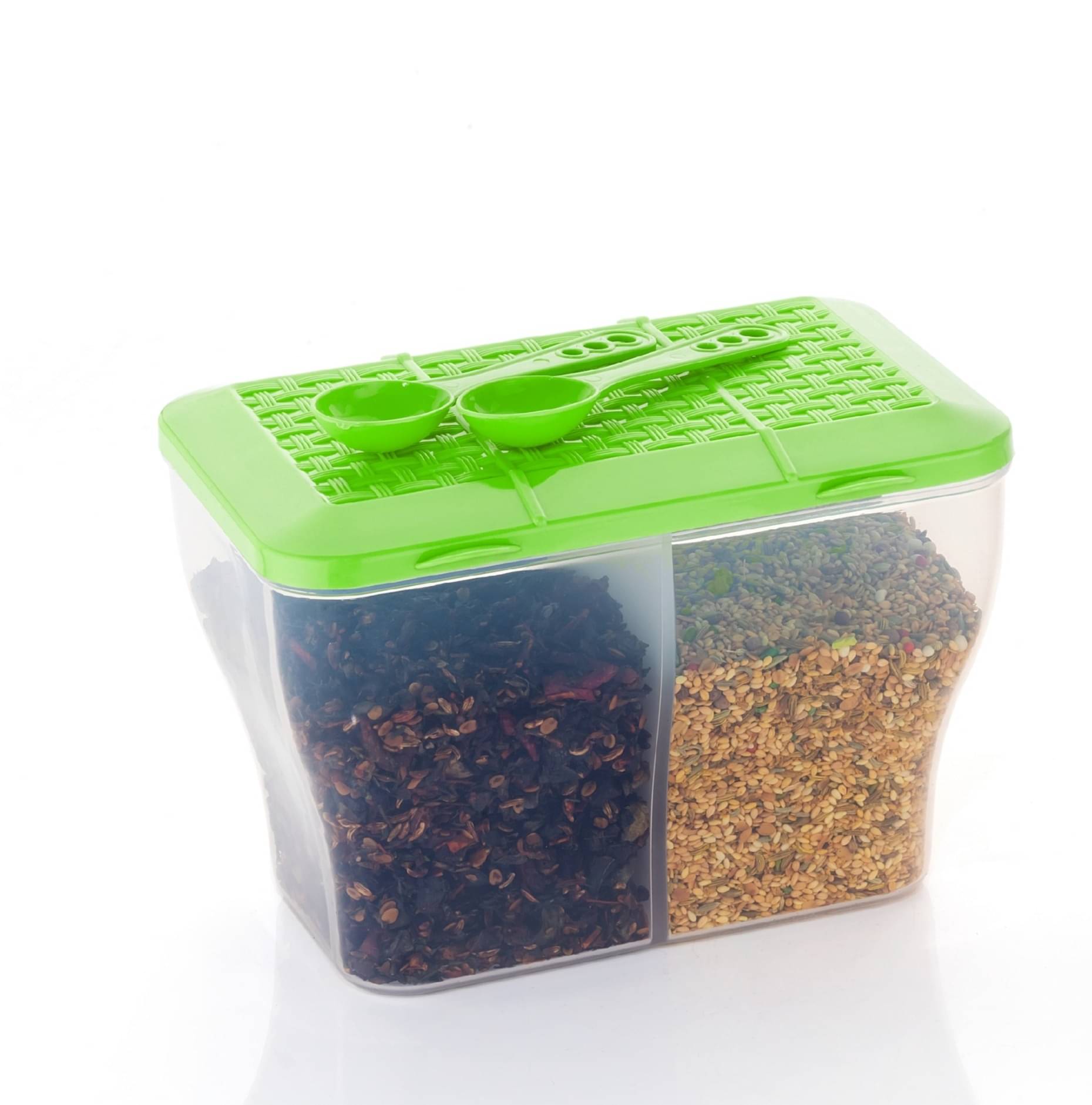     			FIT4CHEF Mukhwas Container PET Green Food Container ( Set of 1 )
