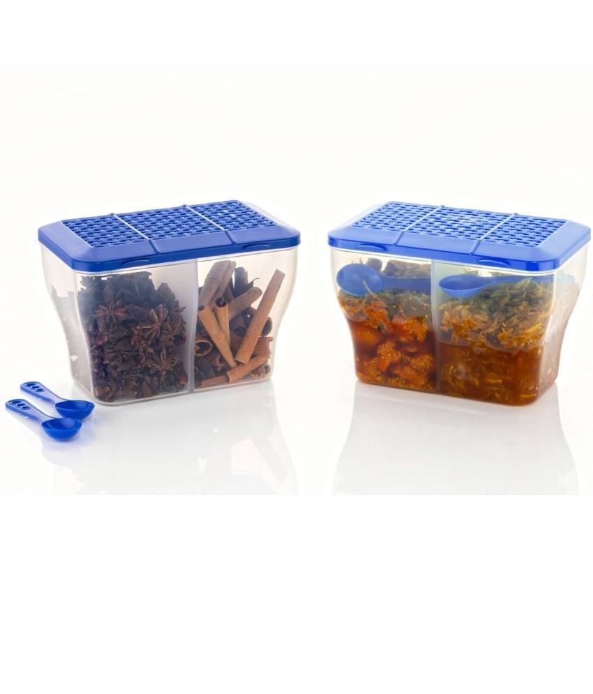     			FIT4CHEF Pickle Container PET Blue Multi-Purpose Container ( Set of 2 )