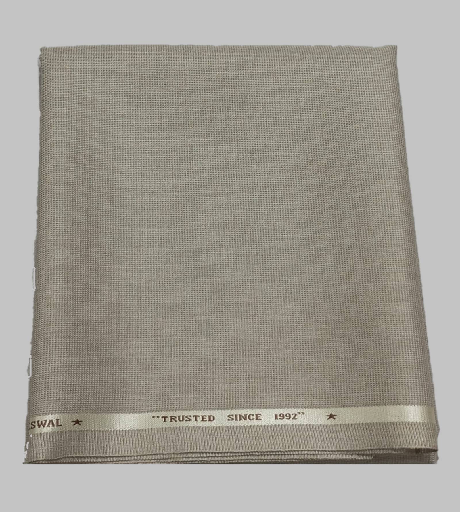     			Fabkart Brown Polyester Men's Unstitched Pant Piece ( Pack of 1 )