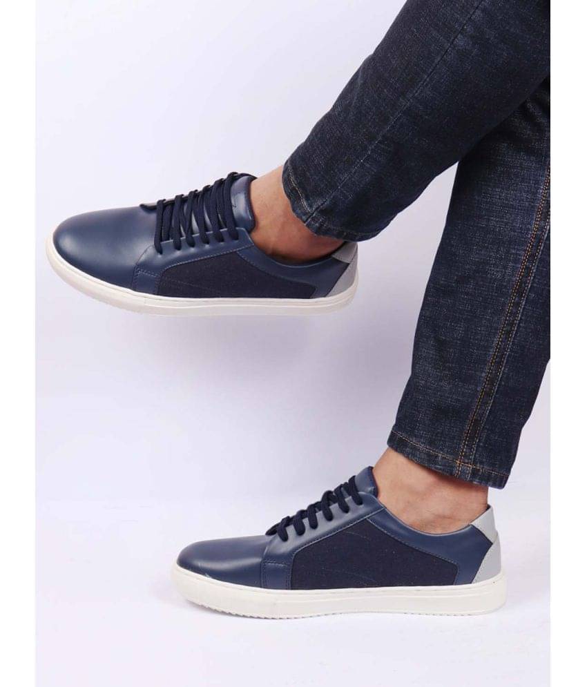     			Fausto Navy Blue Men's Lifestyle Shoes