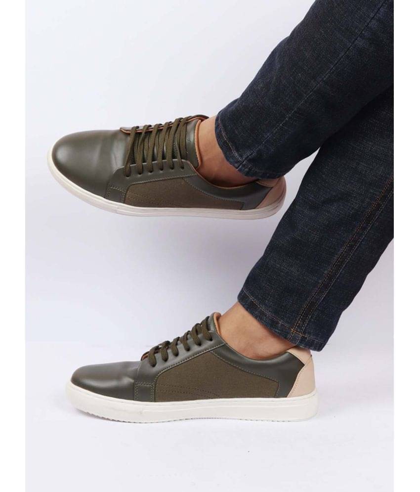 Fausto Olive Men's Lifestyle Shoes     			Fausto Olive Men's Lifestyle Shoes
