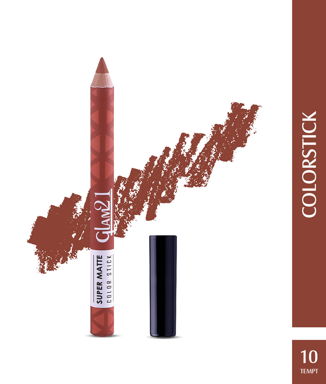 Glam21 Super Matte Colorstick Lip Crayon Smooth Matte Finish Long Lasting 3.5g Capri17