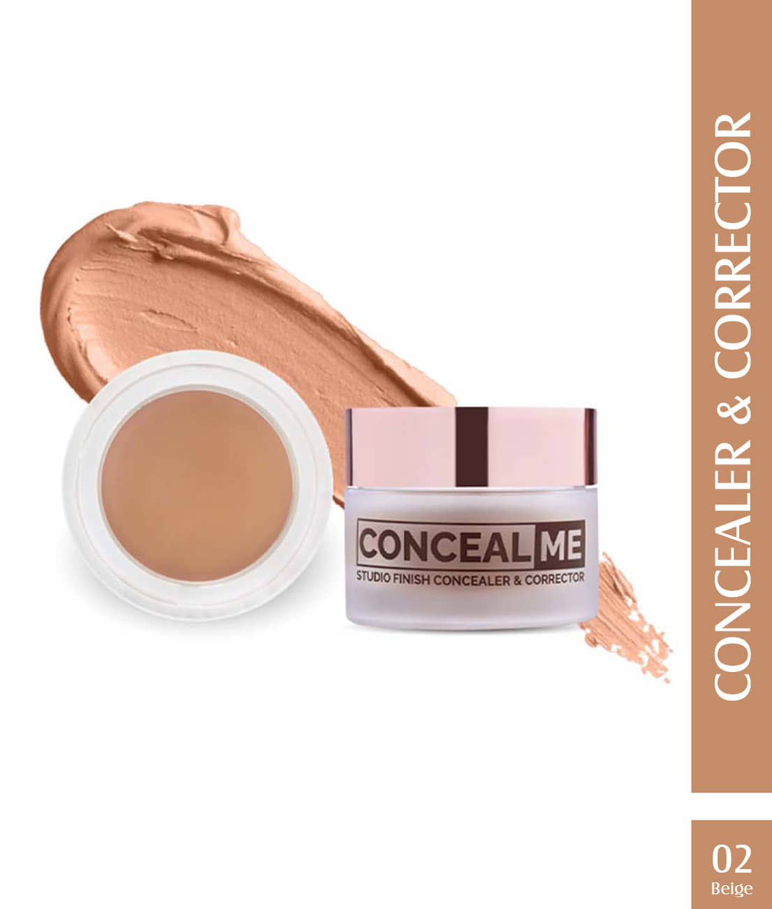 Glam21 Conceal Me Studio Finish Concealer & Corrector Lightweight & Long lasting 7g Sand-05