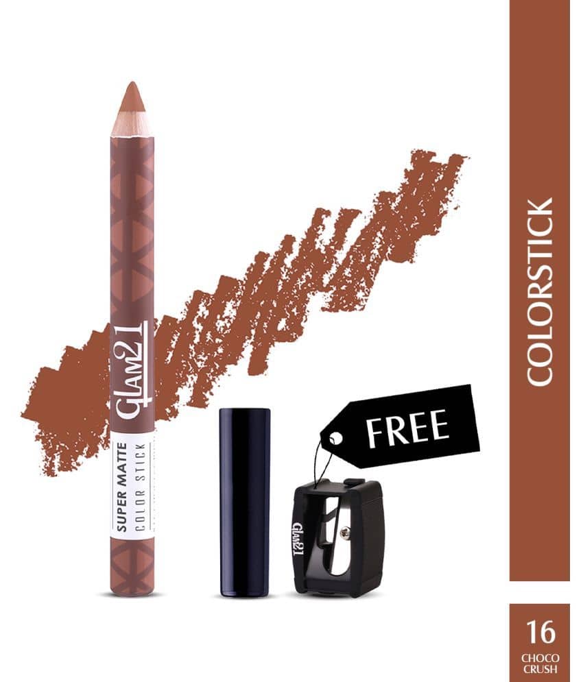Glam21 Super Matte Colorstick Lip Crayon Smooth Matte Finish Long Lasting 3.5g Capri17